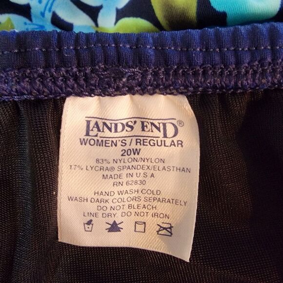 Lands' End Floral Tropical Swim Skirt Swimsuit Bottom Size 20w - Picture 4 of 4